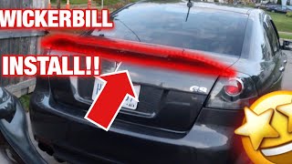 FINALLY PUTTING MY WICKERBILL SPOILER ON MY G8 GT!! *THIS MOD IS A MUST HAVE!!*