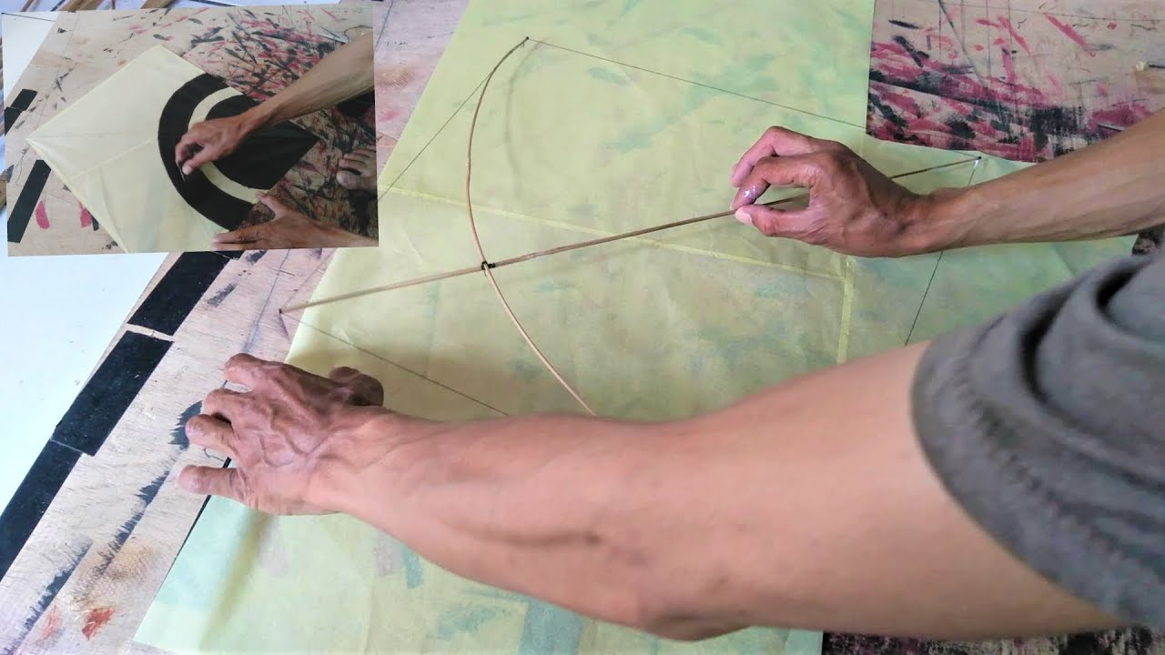 Bikin Layangan Bandangan , Buat Ngebandang Besok