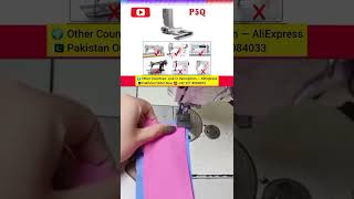 New P5Q Adjustable Crease Press Foot for Flat Sewing Machine #industrial #tools