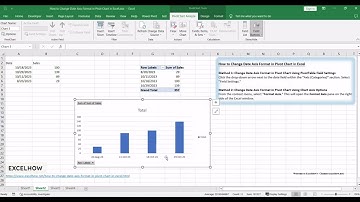 How to Change Date Axis Format in Pivot Chart in Excel