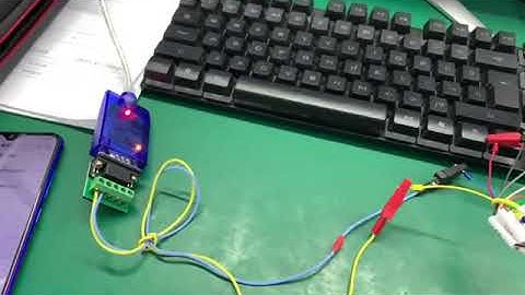 DYN 200 rotary torque sensor working with software