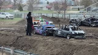 Snowmageddon 2023 Youth FWD Hobo - Jacoby's first demo derby 4/22/2023