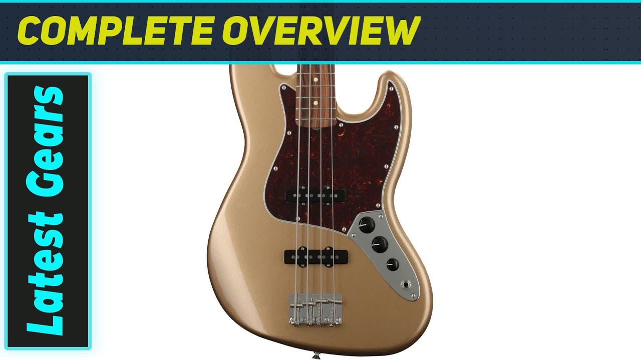Fender Vintera 60s Jazz Bass Firemist Gold: Pure Vintage Tone