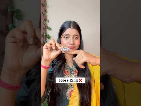 Try this loose ring hack 😱/#hacks #shorts #viralhacks #fashion #ytshorts