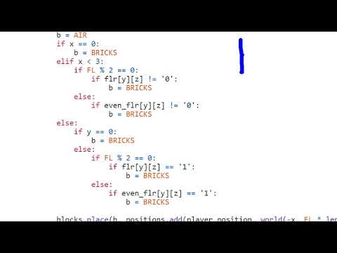 สร้างตึกด้วยโค้ด Python ใน Minecraft Education Edition
