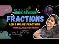 How to Add Unlike Fractions | Cross Multiplication Method | Fractions | Anjusha Miss