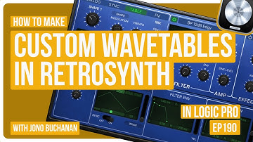 Logic Pro: How to use Custom Wavetables in RetroSynth