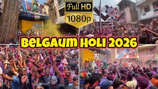 Belgaum Holi 2026 Celebration Pangul Galli Khadak Galli Vaccine Depot Chawat Galli