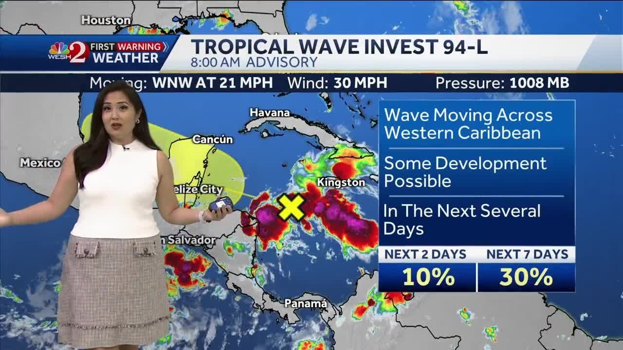 Scattered Storms With Hot and Humid Conditions - YouTube