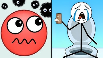 Hide Ball (Help me!) VS Ragdoll Break — All Levels Challenge Walkthrough ASMR Gameplay Android & iOS