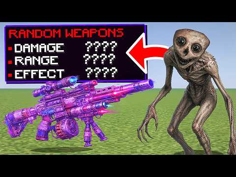 Minecraft, But Horror Mods Drop RANDOM WEAPONS