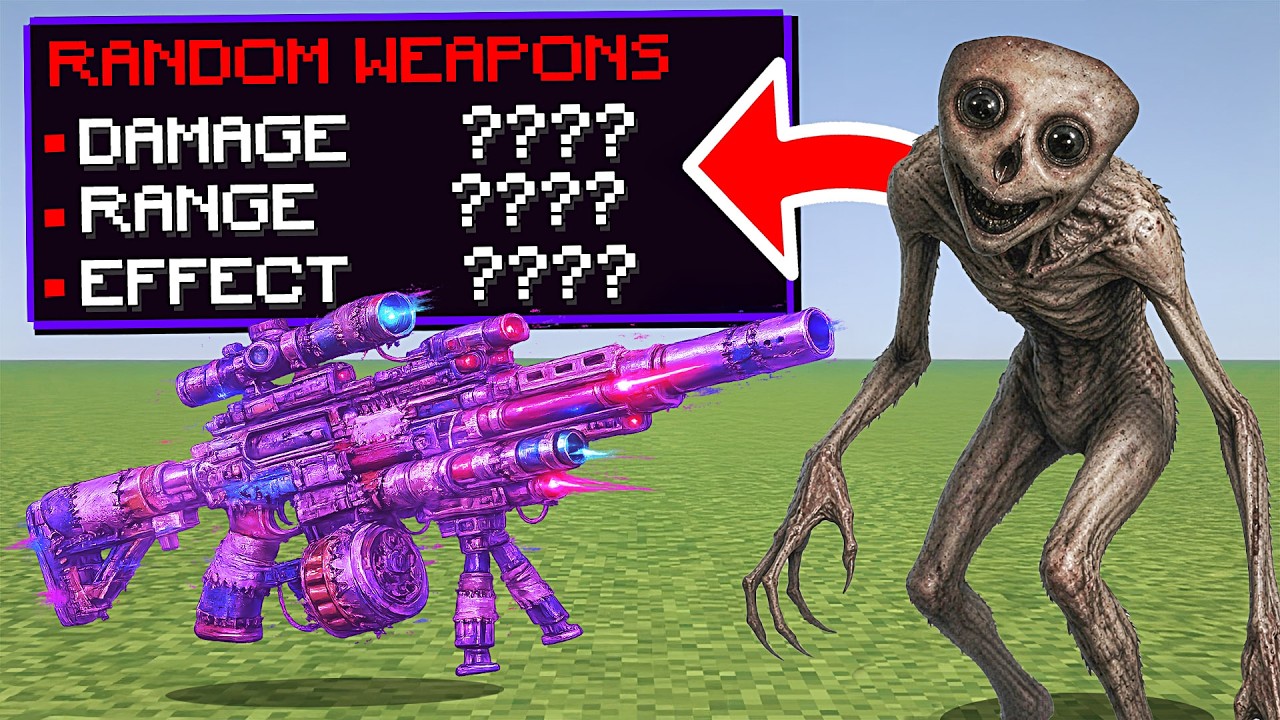 Minecraft, But Horror Mods Drop RANDOM WEAPONS - YouTube