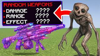 Minecraft, But Horror Mods Drop RANDOM WEAPONS