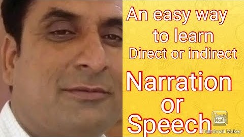 Video Part -5 How to change an interrogative sentence in the direct  speech into indirect speech