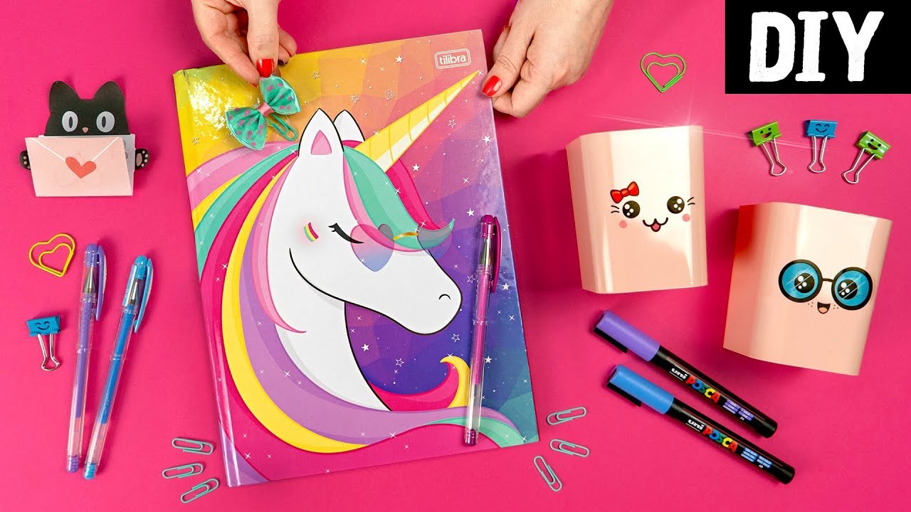 💡 10 Dicas pra Deixar seu Cantinho Fofo e Organizado 📖✏️ Decoração Simples e DIYs Kawaii