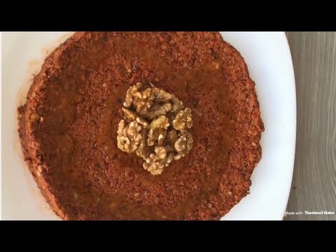 ORİJİNAL MUHAMMARA (CEVİZLİ BİBER) TARİFİ