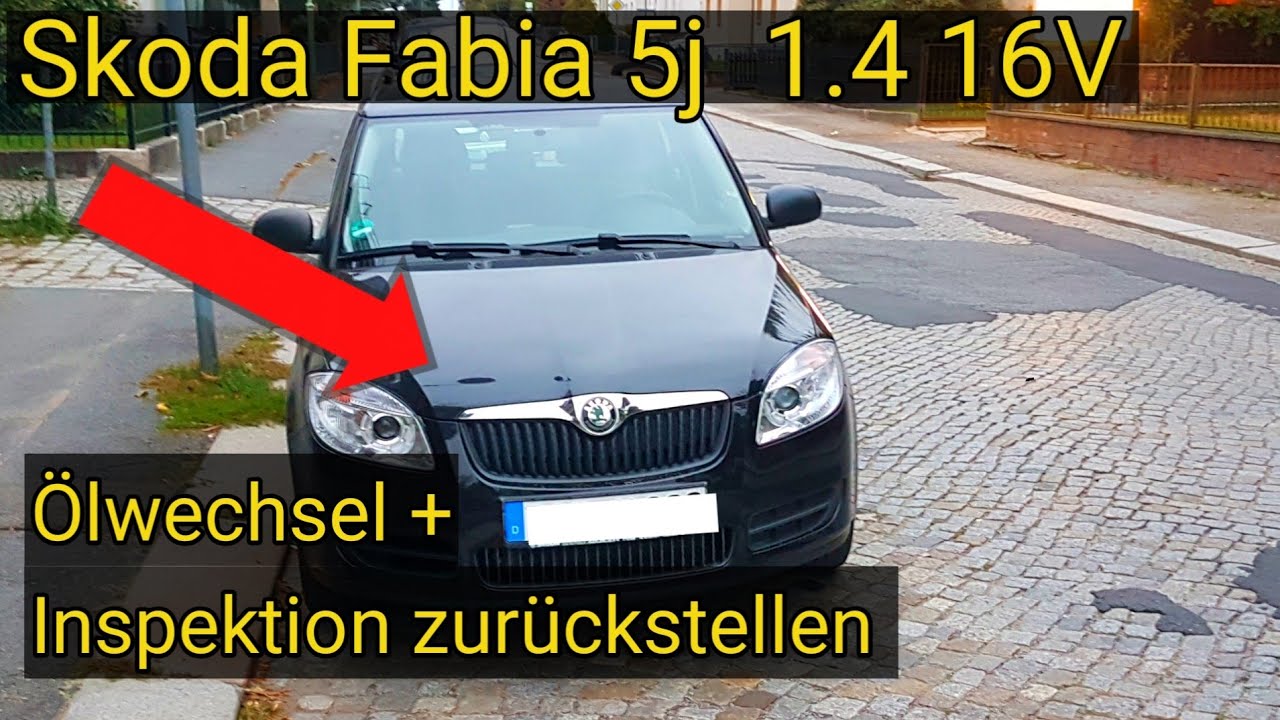 Skoda Fabia 5j Service Zurckstellen