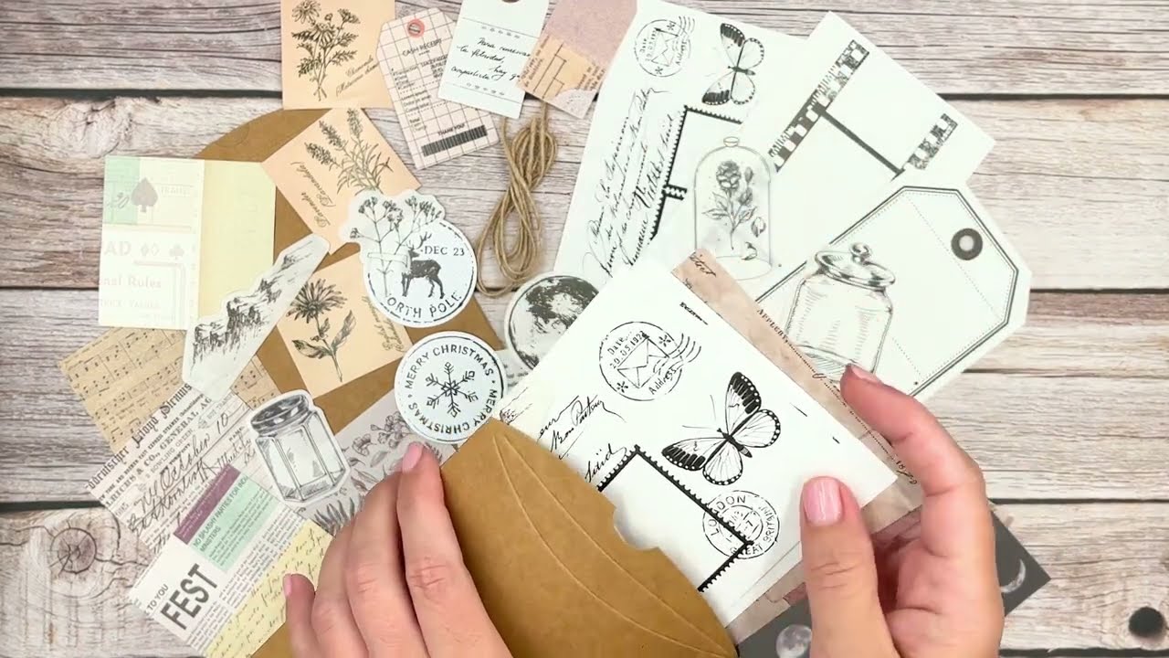 Scrapbooking Monochrome Paper and Sticker Supplies Pack   30 Pieces 