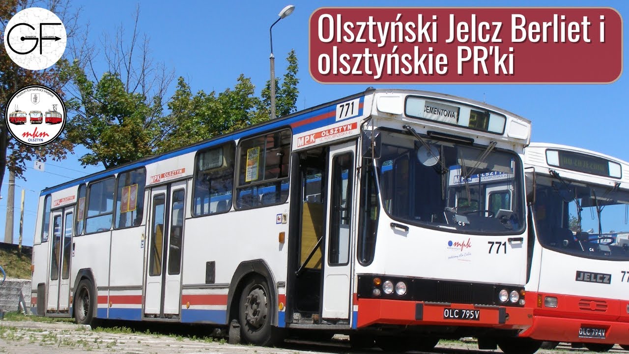Jelcz Berliet PR100 w Olsztynie - 50 lat  - Część II