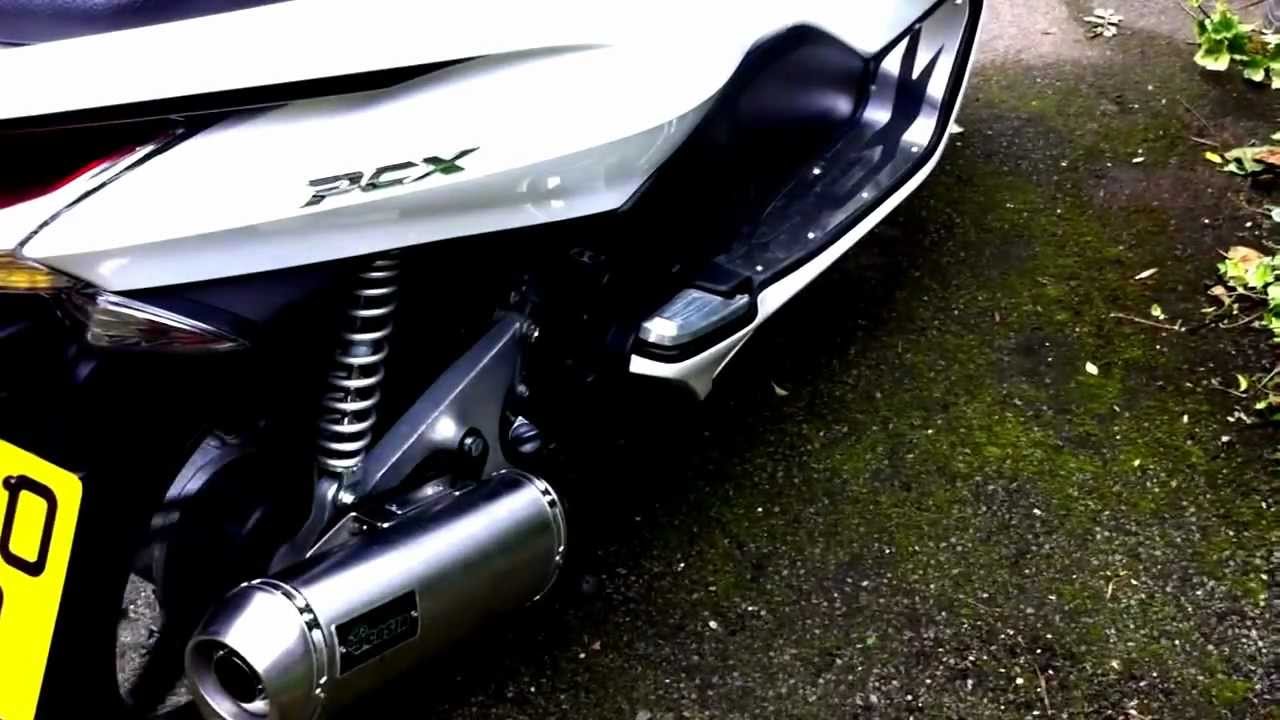 Honda PCX 125 Scooter + J Costa exhaust YouTube