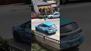Google Street View Car On The Move