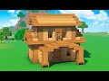 Деревянный дом для выживания в Майнкрафт
