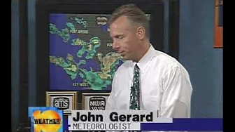 John Gerard 1998 WPLG 10 Miami Florida  Weather Report Outtakes.