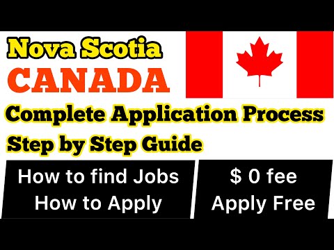 Nova Scotia Canada | Skilled Worker | How to Apply | Canada Work Visa | Complete Application Process