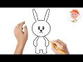 How to draw a rabbit 🐇🐰 | Easy drawings