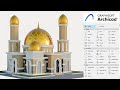 Architecture Mosque Design With Archicad