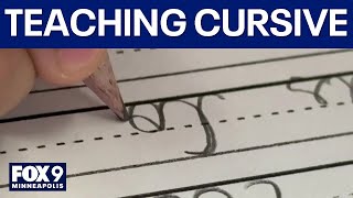 Lawmaker argues for teaching cursive in MN schools
