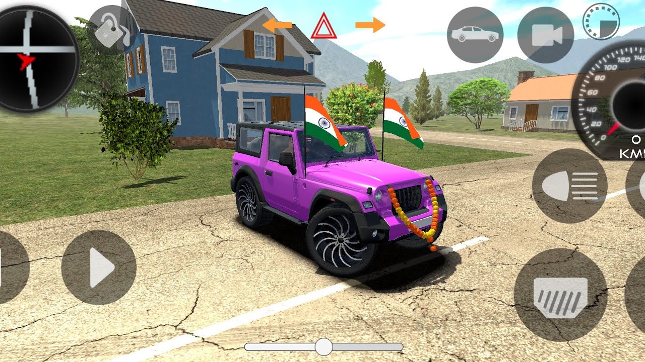 Modify Mahindra Thar car ( gadi wala game ) Thar game play 