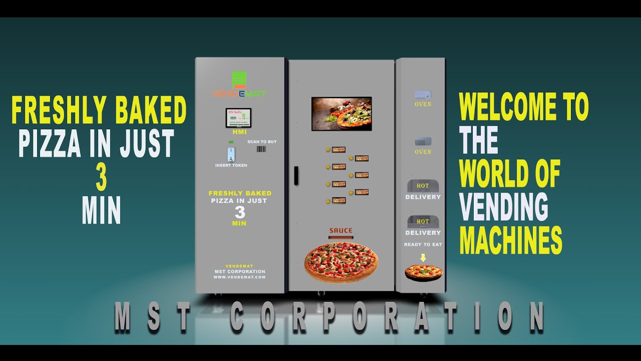 Pizza Vending Machine - YouTube