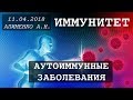 Иммунитет: Аутоиммунные заболевания. Алименко А.Н. (18.04.2018)