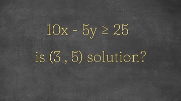 Algebra l - Testing Solutions to Inequalities by Graphing
