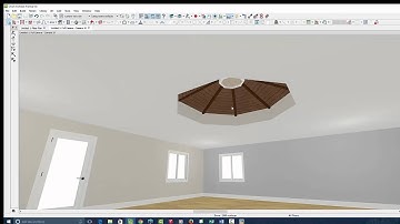 Creating An Octagon Ceiling with Beams Using Chief Architect X8