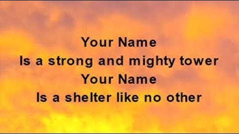 Your Name / Cry Of The Broken  (Live) (Darlene Zschech)