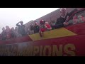 Ryan Reynolds and Rob McElhenney join jubilant fans as Wrexham enjoy promotion party