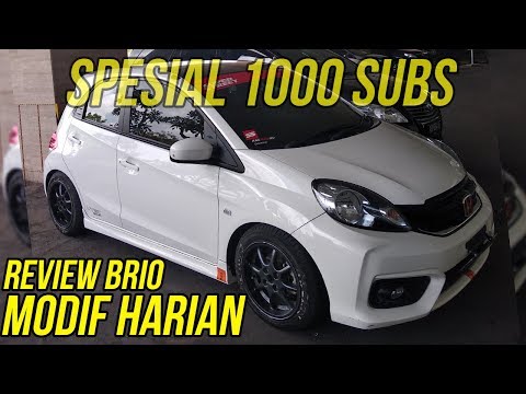REVIEW Honda Brio Modif Harian