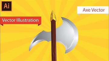 vector illustration| axe illustration | Adobe Illustrator Tutorial.