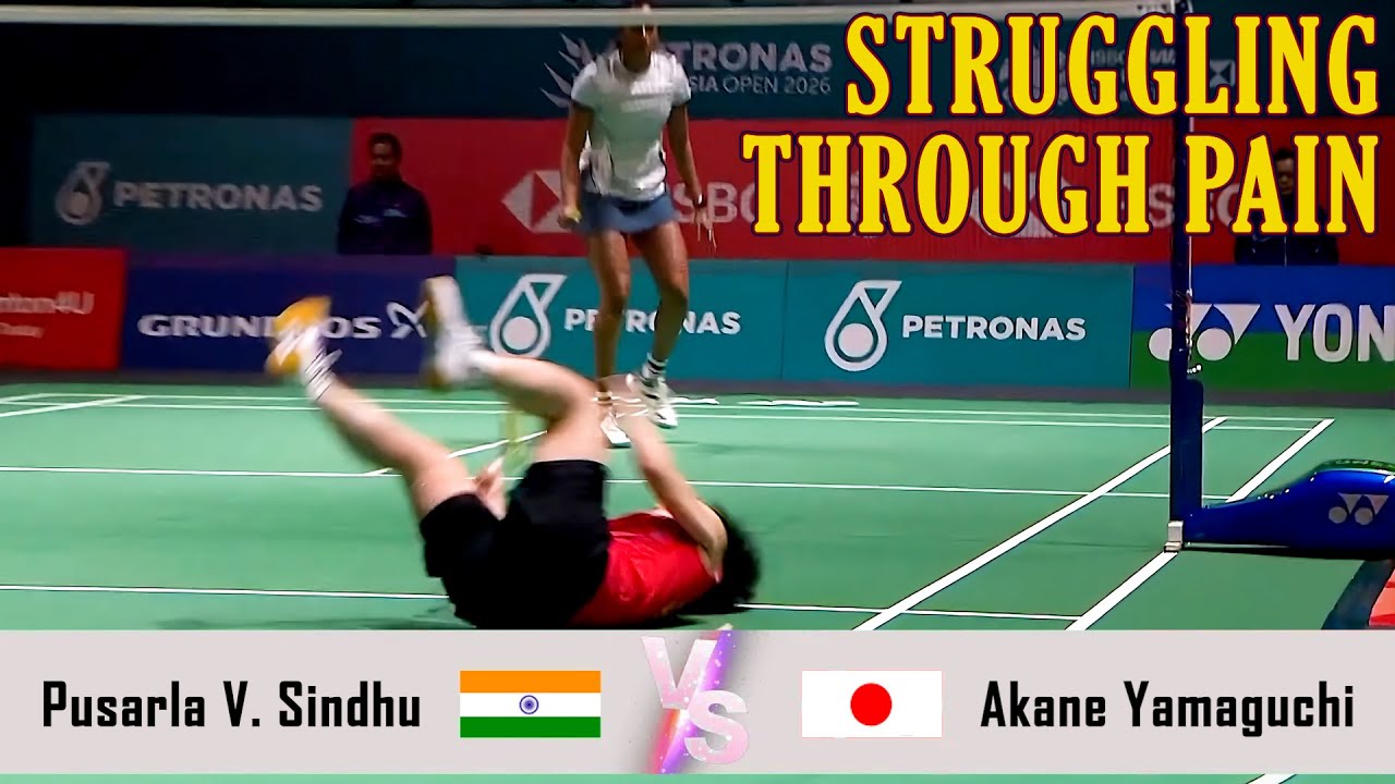 STRUGGLING THROUGH PAIN | Pusarla V. Sindhu VS Akane Yamaguchi