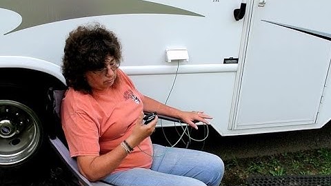 Add a USB/120VAC Outlet to the outside of a RV.