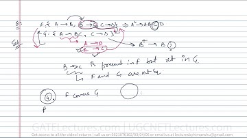 23 Equivalence in FD
