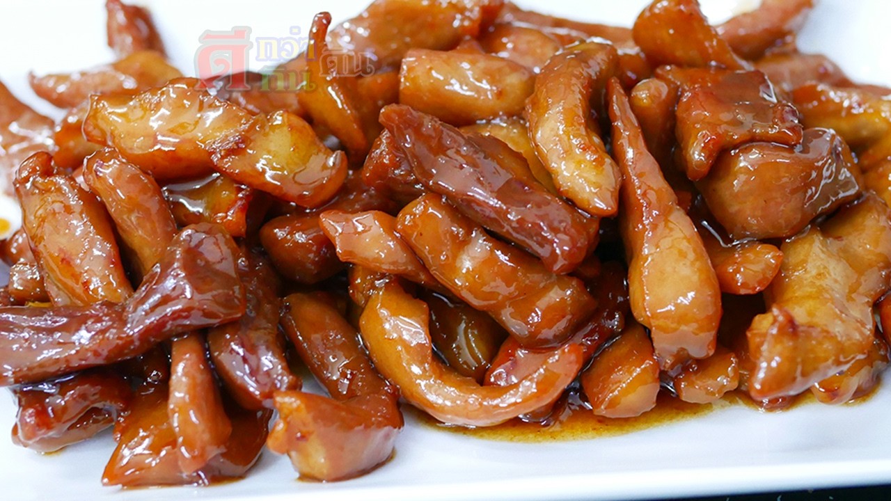 หมูแม็กกี้ เคลือบซอสฉ่ำว้าว หวานนิดเค็มหน่อยอร่อยกลมกล่อมหอมนัว หมูนุ่มซอสฉ่ำกินกับอะไรก็อร่อยไปหมด