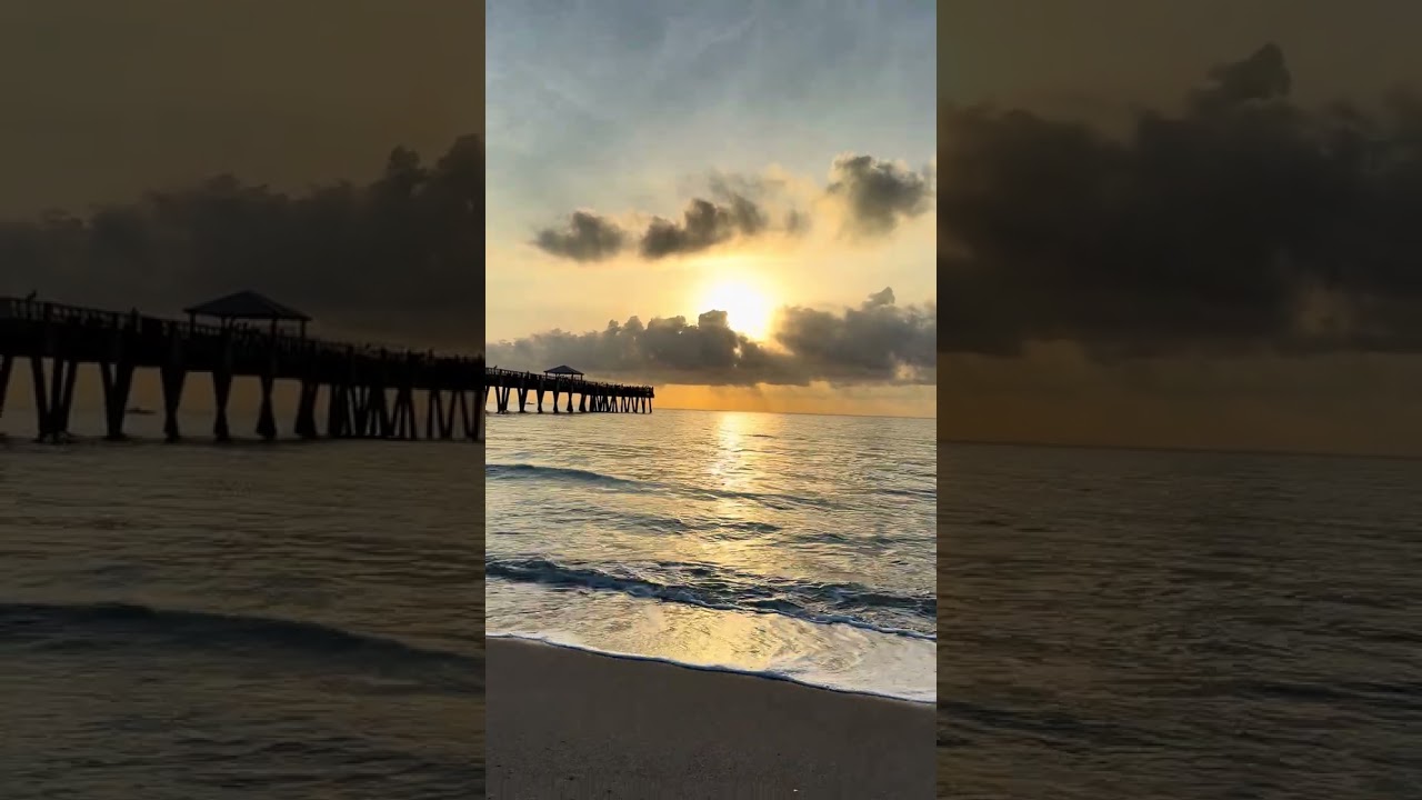 704a 6.19.26 #beach #ocean #pier #reflections