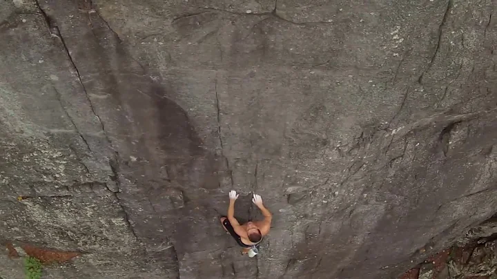 Free solo climb at lost wall georgia with jason ch...