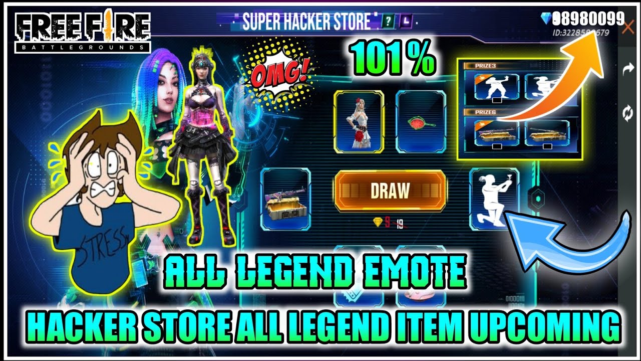 Super Hacker Store Free Fire India Server || Free Fire New Event Details Hacker Store || New Event
