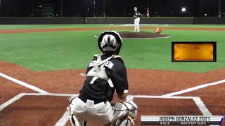 Joseph Gonzalez 2021 RHP 1B College Recruiting Video