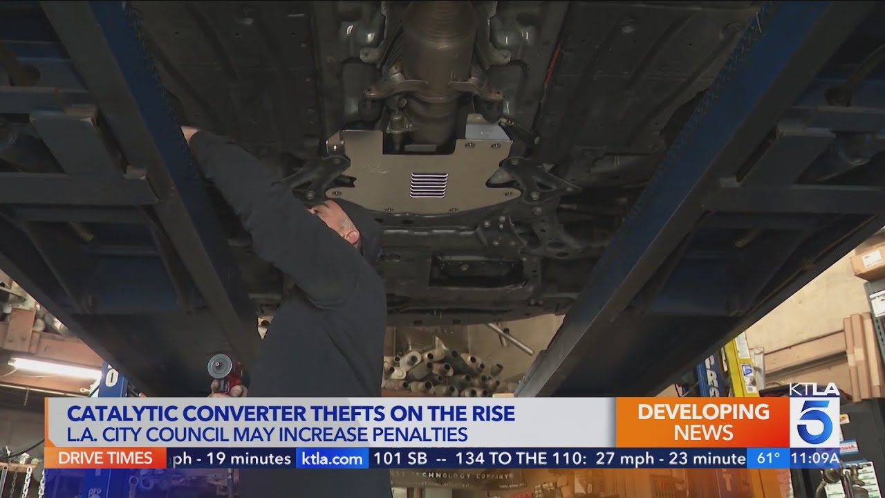 Jail time, 1000 fines floated to address catalytic converter thefts in