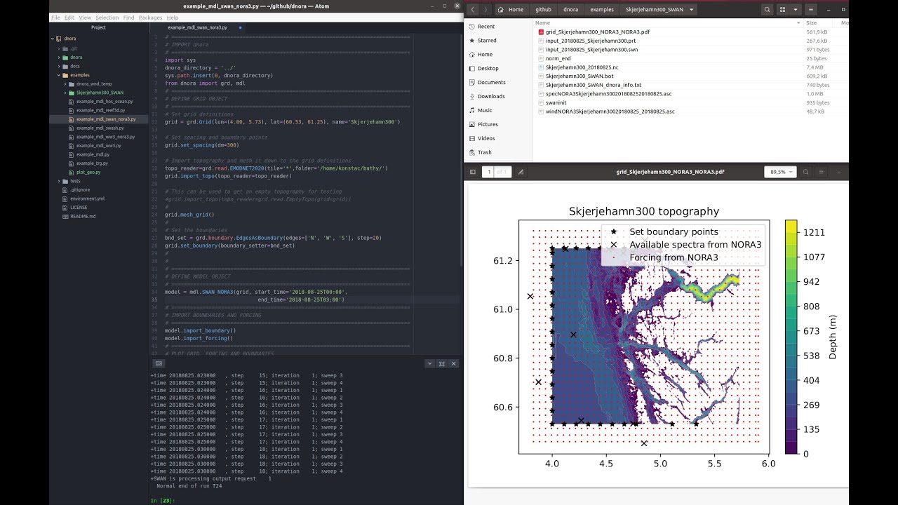 Downscaling NORA3 using DNORA/SWAN